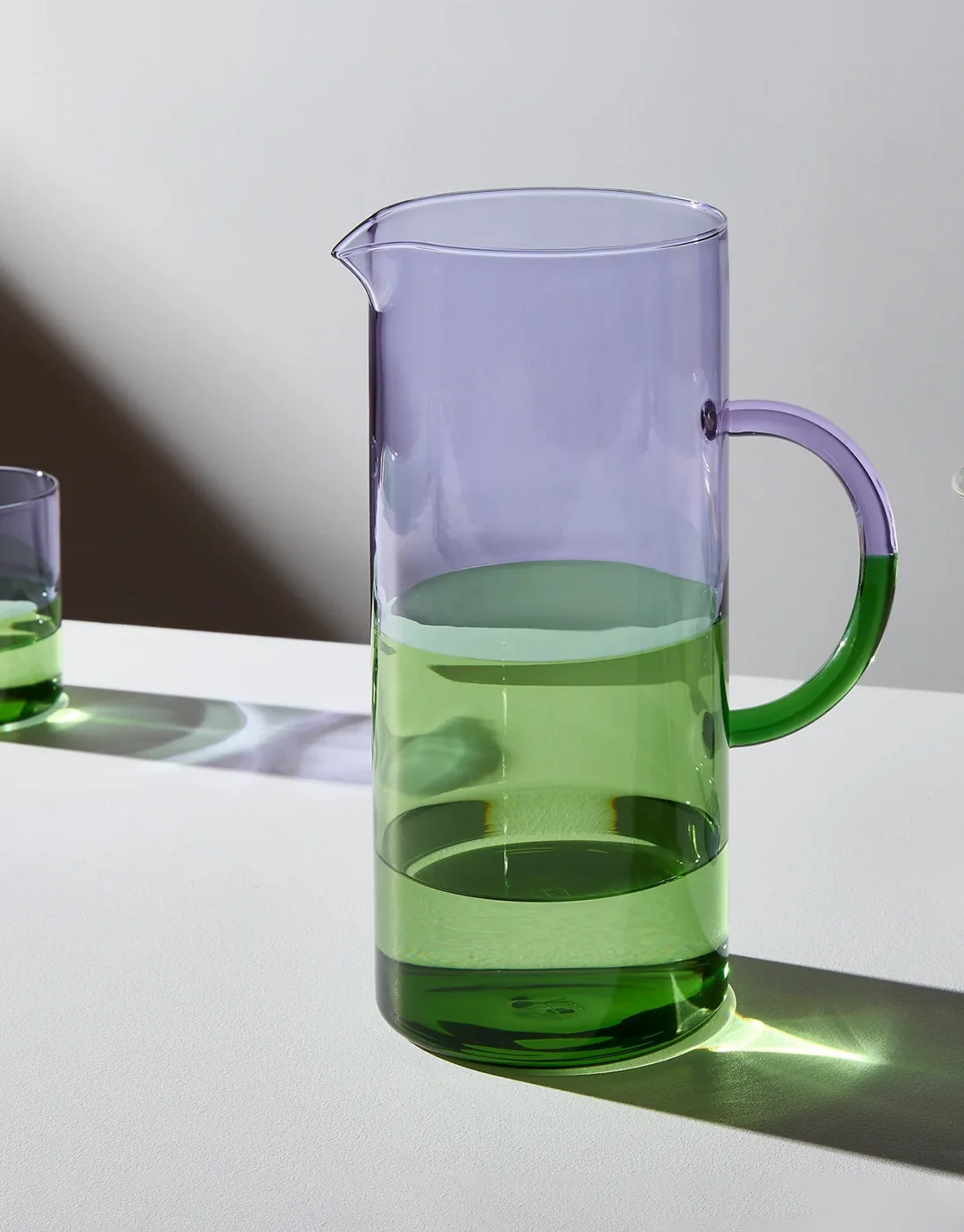 Two Tone Pitcher - Lilac / Green - Image 2