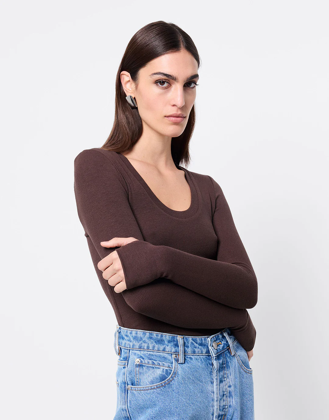 Lincoln Top - Chocolate - Image 6