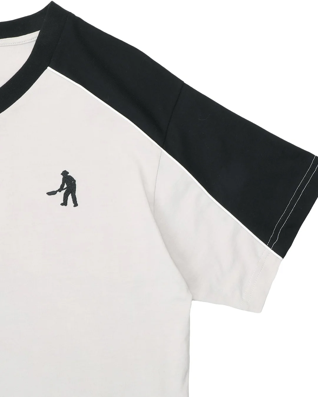 Workers Stripe Organic Jersey - Bone/Black - Image 3